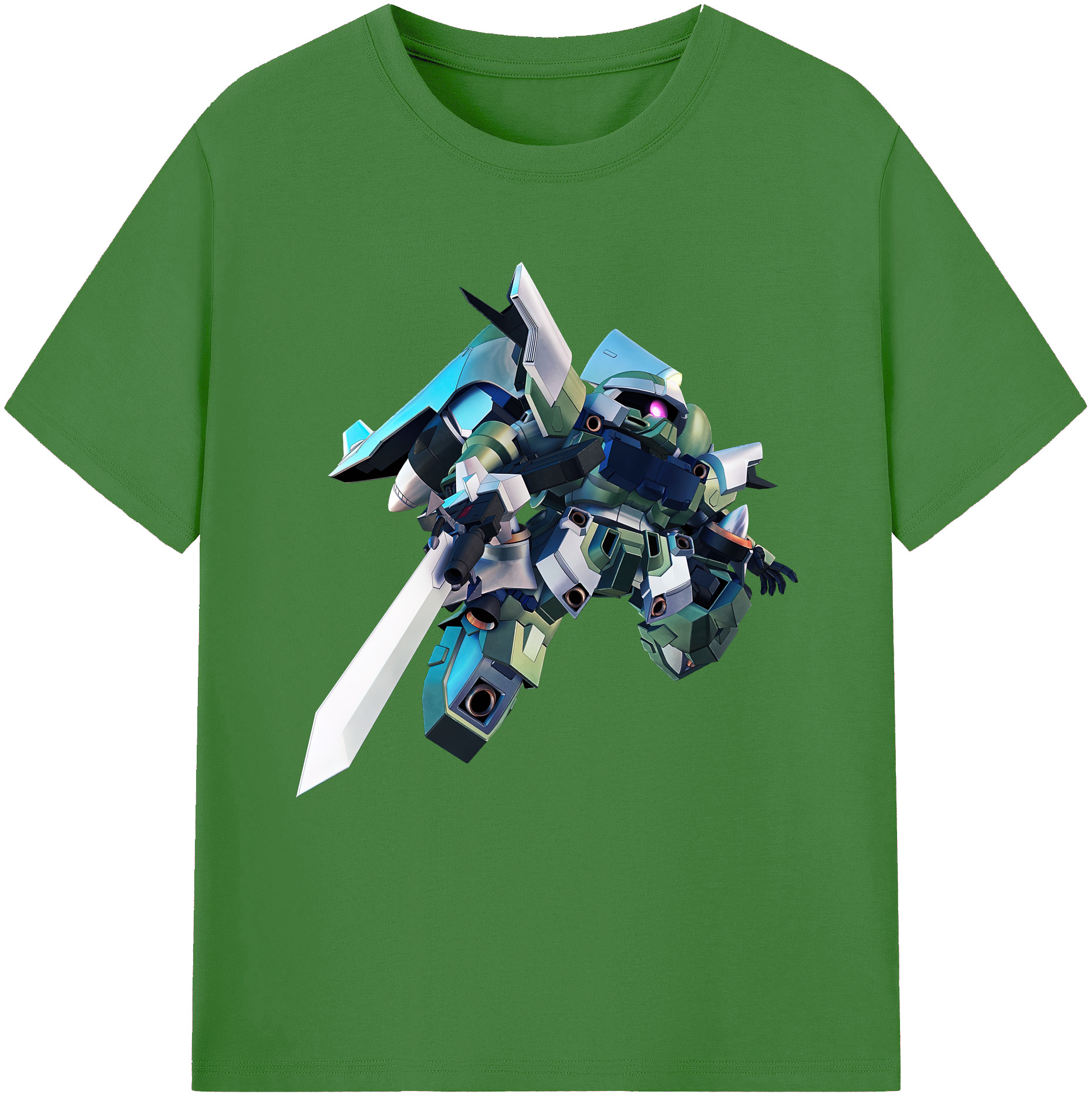 （画像用） 機動戦士ガンダム Mobile Suit Gundam レディースカジュアルプリントTシャツ（綿100％）
